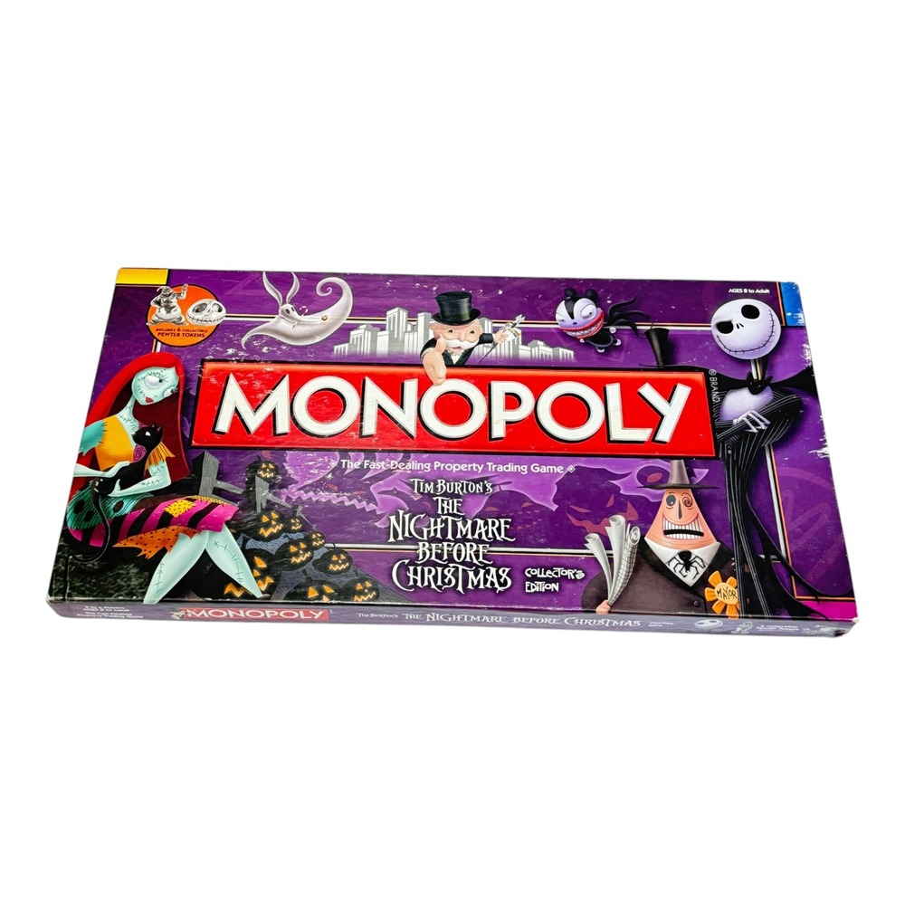Nightmare Before Christmas Monopoly Collectors Edition 2009 Pewter Tokens